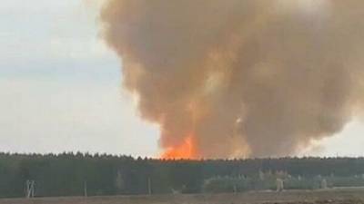 В Рязанской области прогремели взрывы на территории бывшей военной части