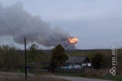 Под Рязанью эвакуируют десять населённых пунктов из-за взрывов боеприпасов
