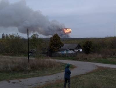 В Рязанской области ЧП на складе боеприпасов