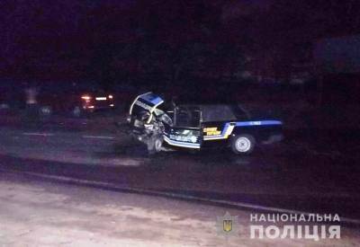Возле Одессы девушка на Range Rover уничтожила полицейский ВАЗ
