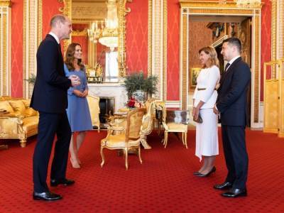 Владимир и Елена Зеленские встретились с принцем Уильямом и Кейт Миддлтон
