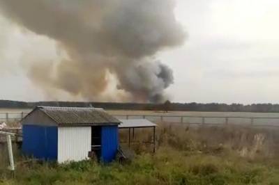 Комиссия Минобороны едет в Рязанскую область, где горит склад