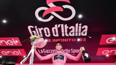 Итальянец Ганна стал победителем пятого этапа "Джиро д'Италии", Закарин – 18-й