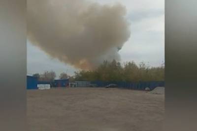 Губернатор оценил масштаб пожара на военном складе под Рязанью