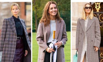 герцогиня Кейт - Осенняя классика: где искать пальто в клетку, как у герцогини Кейт - skuke.net