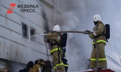 В Рязанской области ввели режим ЧС после пожара на военном складе