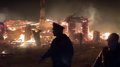 Пожар на военном складе под Рязанью привел к повреждению 17 зданий