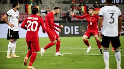 Сборная Турции сыграла вничью с Германией перед матчем Лиги наций против России