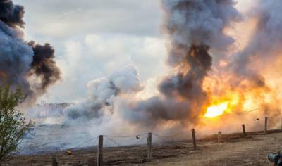 Катастрофа под Рязанью: горят и взрываются склады с 75 тысячами тонн боеприпасов