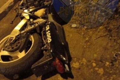 Мотоциклист выжил после столкновения с иномаркой на читинском мосту