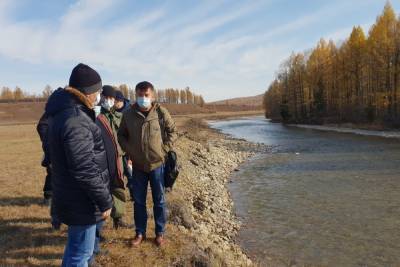 Алексей Цыденов побывал на месте прорыва дамбы на реке Джида в Бурятии