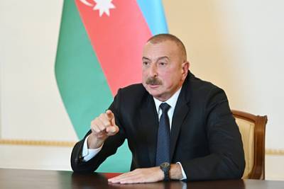 Алиев назвал цель войны в Нагорном Карабахе