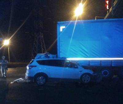 Женщина-водитель погибла при столкновении с фурой под Дзержинском