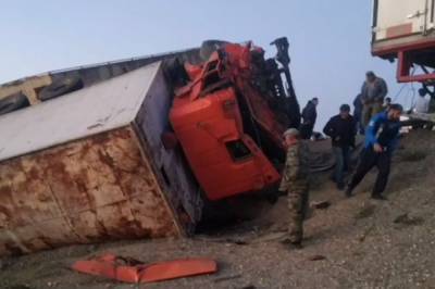 Названа причина ДТП со школьным автобусом в Дагестане с тремя погибшими