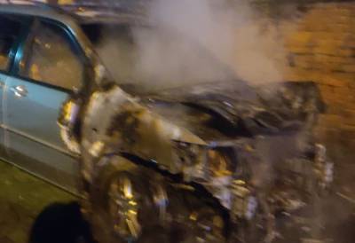 На Закарпатье сожгли авто местному правозащитнику