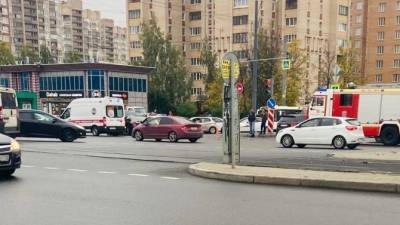 Два человека пострадали в ДТП в Выборгском районе Петербурга