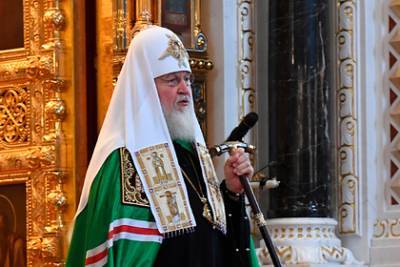 Стало известно о самочувствии ушедшего на карантин патриарха Кирилла