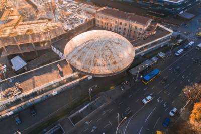 Минкульта внес известную "летающую тарелку" на Лыбедской в список архитектурных памятников