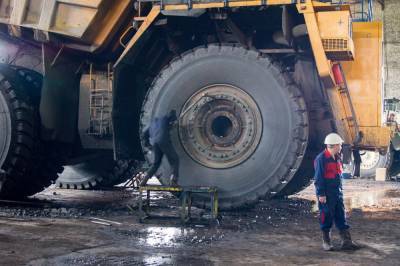 В руднике жителя Башкирии прибило шиной «БелАЗа»
