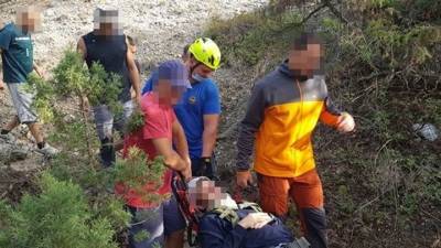 Альпинист потерял сознание и упал со склона в Крыму