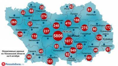 Коронавирус выявили в Пензе, Заречном и 15 районах области