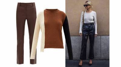 Свитер и кожаные брюки — две вещи, созданные друг для друга