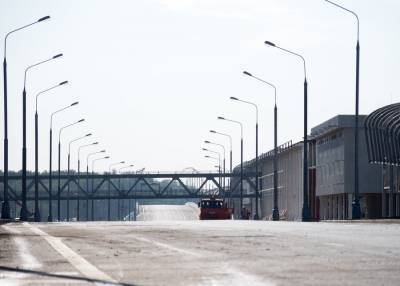 Дорожно-ремонтные работы начались на выезде с Киевского шоссе на МКАД