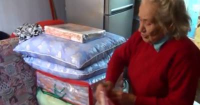 В Калининграде 80-летняя пенсионерка заплатила мошеннику 50 тысяч за постельное бельё (видео)