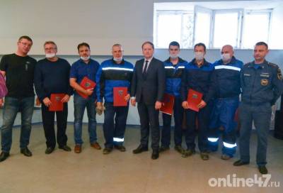 За спасение людей из пожара сотрудники волховского «Леноблводоканала» получили Благодарности Губернатора