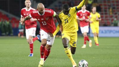 Сборная России по футболу уступила Швеции в товарищеском матче