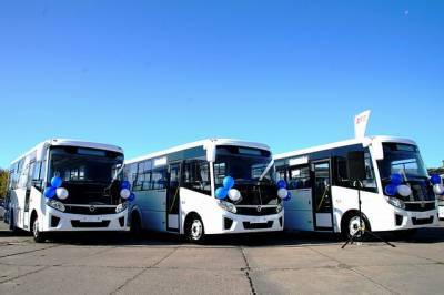 Новые технологичные автобусы показали хабаровским перевозчикам