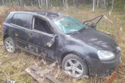 На трассе в Княжпогостском районе водитель погиб при опрокидывании иномарки