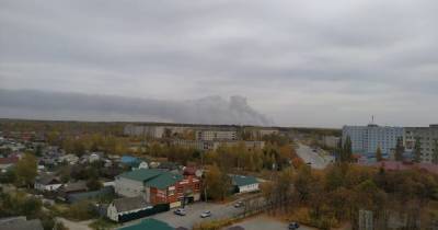 В Рязанской области вспыхнул склад боеприпасов