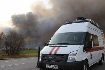В Рязанской области сняли режим ЧС, введенный из-за пожара на полигоне