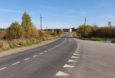 В Тверской области отремонтировали дорогу, связывающую две федеральные трассы