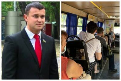 "За партию можете не голосовать, за меня обязательно": соратник Труханова подкупает людей прямо в маршрутке, видео