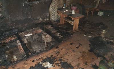 В Брагинском районе ночью на пожаре в доме заживо сгорел 50-летний мужчина