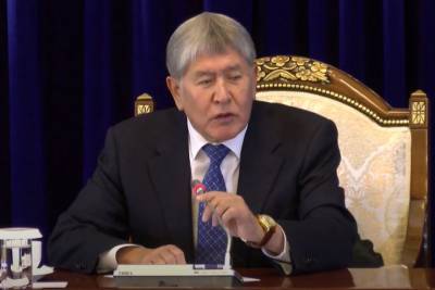 Атамбаев назвал протесты в Киргизии «третьей революцией»