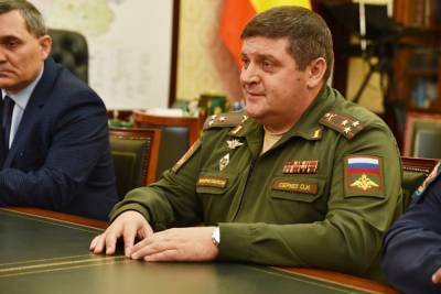 Любимов встретился с новым главным военкомом Рязанской области