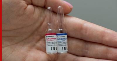 Названы сроки регистрации новой российской вакцины от коронавируса