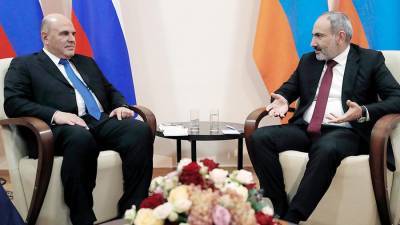 Мишустин и Пашинян начали встречу в Ереване