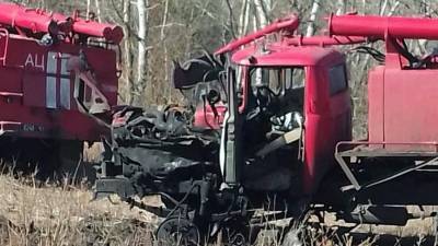 Три человека пострадали при подрыве пожарной машины на Украине