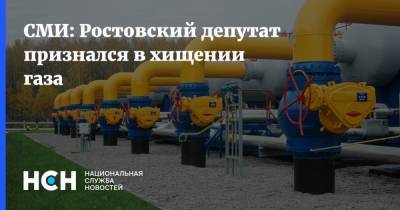 СМИ: Ростовский депутат признался в хищении газа
