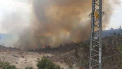 Серия крупных пожаров: эвакуированы жители Ораним