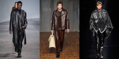 Alexander Macqueen - Лучшая кожаная одежда для мужчин в коллекциях осень-зима 2020/21 - skuke.net