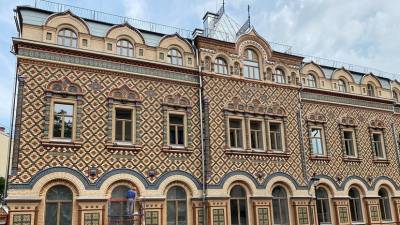 В Москве завершили реставрационные работы в доме Лопатиной