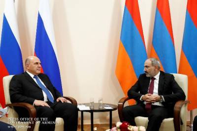 Пашинян и Мишустин обсудили ситуацию в Карабахе