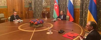 В Москве проходит встреча глав МИД России, Армении и Азербайджана
