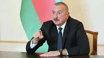 Алиев заявил о военном решении ситуации в Нагорном Карабахе