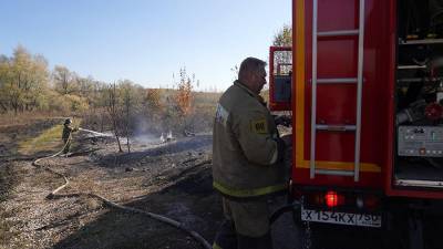 Пожар на складе боеприпасов под Рязанью полностью потушен